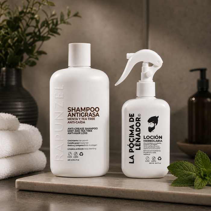 KIT SHAMPOO ANTI CAIDA CABALLERO